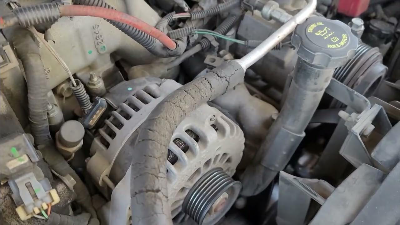 2006 GMC Sierra 2500hd 6.6L alternator Replacement - YouTube