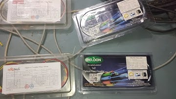 FTTH_BSNL where use fiber coupler / splitter 50:50 , 80:20  how to measure fiber loss