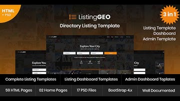 ListingGEO - Directory Listing Template | Themeforest Website Templates and Themes