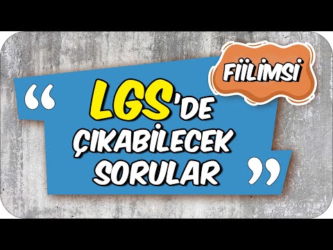 Bu Sorular LGS’de