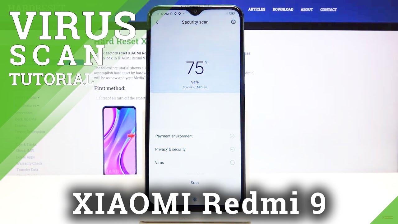 How to Perform Virus Scan in Xiaomi Redmi 9 Security Scan YouTube