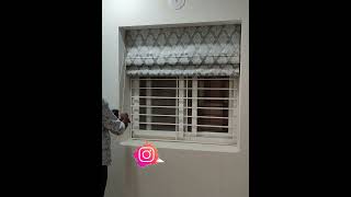 Roman blind for window | 8317669617 | jai bhavani curtain designer | Hyderabad |