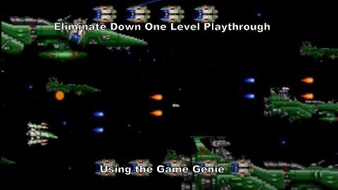 Eliminate Down One Level Playthrough using the Megadrive