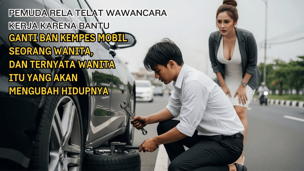 Pemuda Ini Telat Wawancara Karena Bantu Ban Kempes, Dikira Akan Diusir Namun Hal Mengejutkan Terjadi