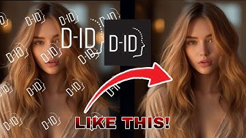 HOW TO REMOVE D-ID WATERMARK  |  IN LESS THAN 2 MINUTES VERY EASY