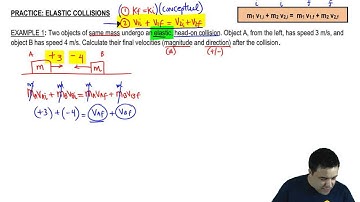 Elastic Collisions Example