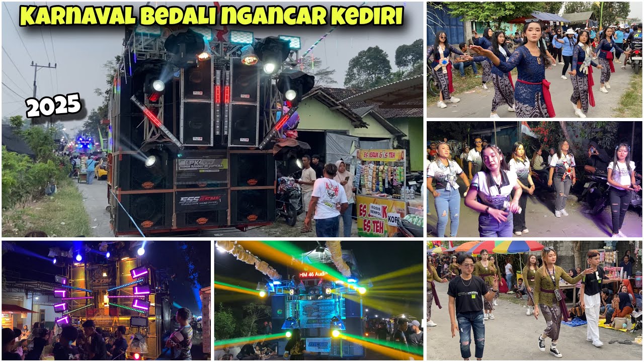 KARNAVAL DESA BEDALI NGANCAR KEDIRI 2025 || full horeg 