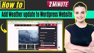 How to add weather update to wordpress website 2026