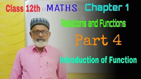 Relations & Functions Part 04, Class 12th, CBSE, #functions