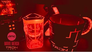 EXCLUSIVE Tron Ares Movie Merch - Illuminated Popcorn Buckets and Cups from AMC Theatres