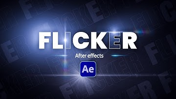 How to Create This Eye-Catching Text Flicker Effect in After Effects!