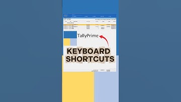 Get familiar with these Keyboard Shortcuts | Tally Prime Handy Shortcuts 🧑‍💻.