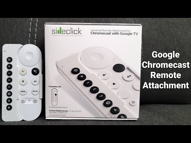 Sideclick Mando a distancia universal para Chromecast con Google TV :  : Electrónica