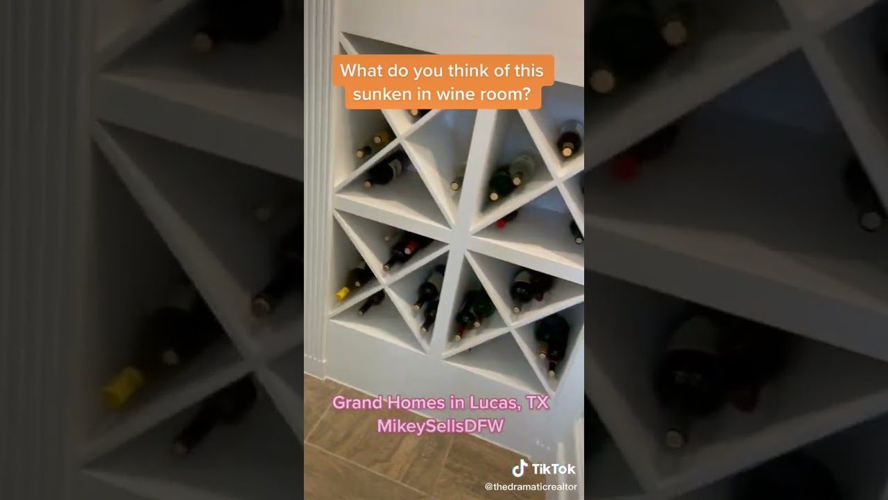 Tour This Incredible Sunken Wine Room! | Unique Home Features in DFW