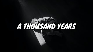 A Thousand Years - James Arthur (speed up,lyrics)