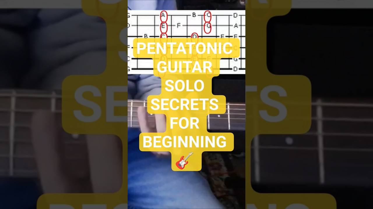 :30 🎸 WINS  Pentatonic guitar solo secrets for beginning guitar #guitarlessons #bluesguitarlesson