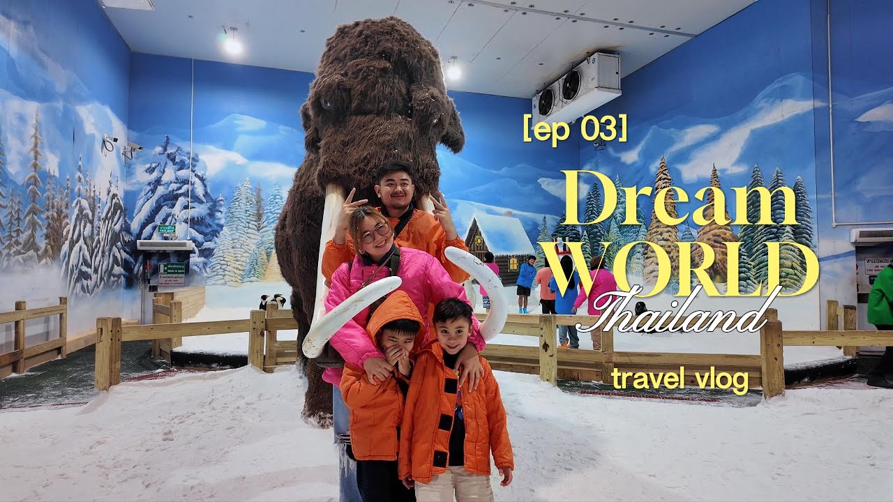 (4K HD) DREAM WORLD ADVENTURE! 🎢 Thailand Travel Vlog