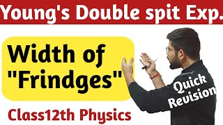 Famous Frindge width in young's double slit experiment || Bright and Dark frindge in YDSE Abhishek Sir Net Worth