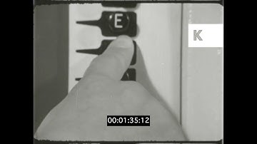 1960s UK, Schoolchildren Learning Binary Code with Early Computers, Learning Machines, 16mm