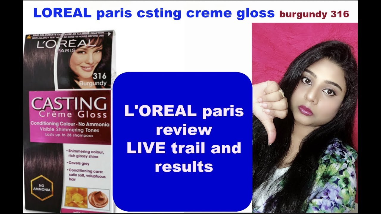 Loreal Casting Colour Chart