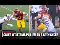 Caleb Williams jukes defender with slick spin move 🌀 | ESPN College Football