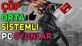 🎮ÇÖP BİLGİSAYARLAR İÇİN OYUNLAR//ORTA SİSTEMLİ OYUNLAR//PC (BİLGİSAYAR)  İÇİN EFSANE 7 OYUN🎮