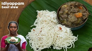 Kerala Breakfast Recipe  - Idiyappam Beef Stew