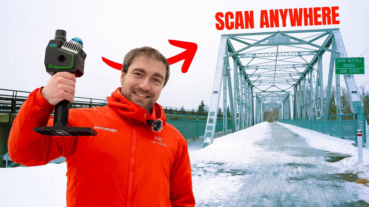 Survey Under Bridges Without a Total Station | SLAM Scanner with RTK Explained