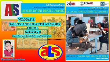 Module 5: Safety and Health at Work (Activity 5)