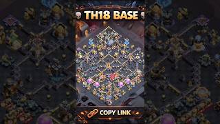 Top Secret TH18 Base 🤫 99% Players Fail | Clash of Clans #shorts