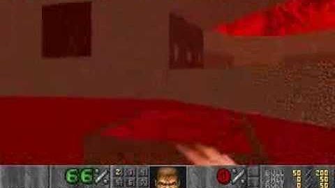 Doom 2 - level 22 - Barrels o