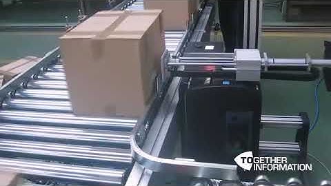 Toshiba Solution - APLEX4 - Boxes air blow label application