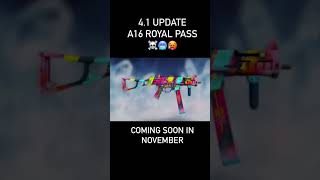 4.1 Update, A16 Royal Pass ☠️🥶🥵 #bgmivirel #pubgmobile #bgmishorts #trendingshorts