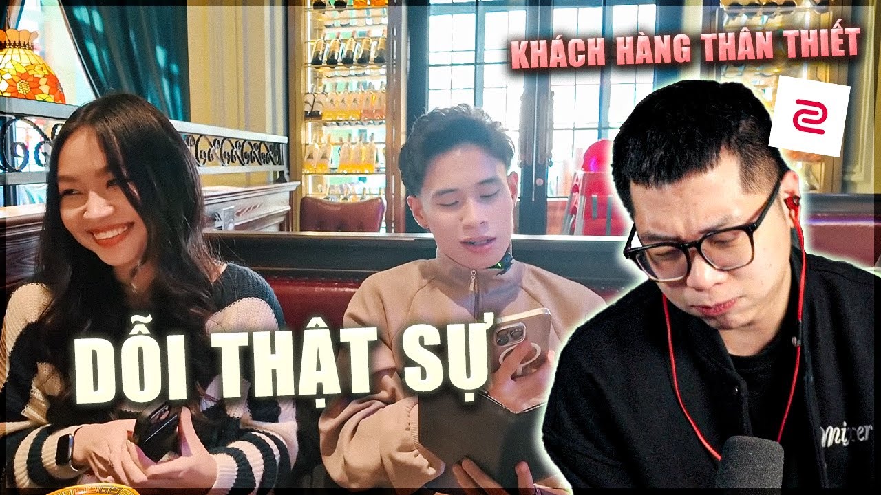 (REACTION) KHÁCH HÀNG THÂN THIẾT LÊ KHÔI DỖI KHI ZOWIE NGÓ LƠ BẢN THÂN KHI XEM EM DEV QUA THƯỢNG HẢI