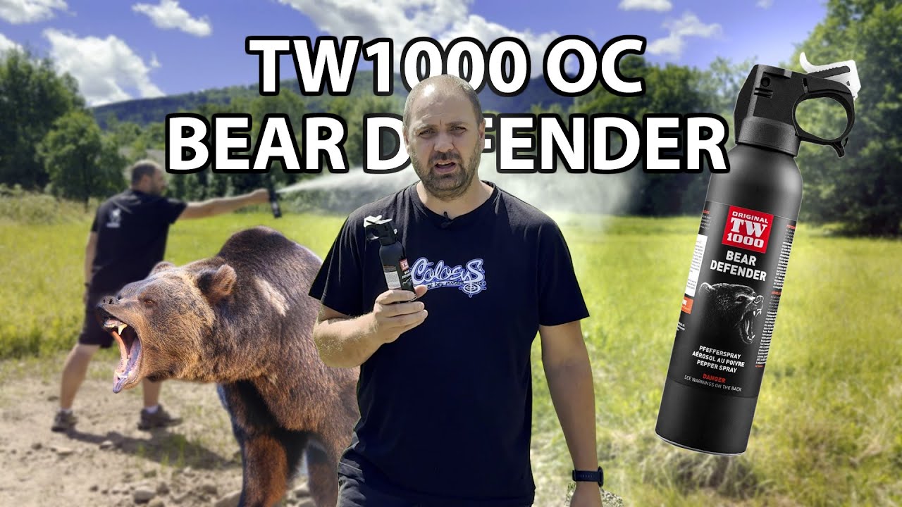 Obranný sprej proti medvědům - Recenze a test pepřového spreje TW1000 OC Bear Defender