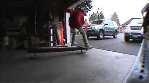 I learned kickflip front board slides!
