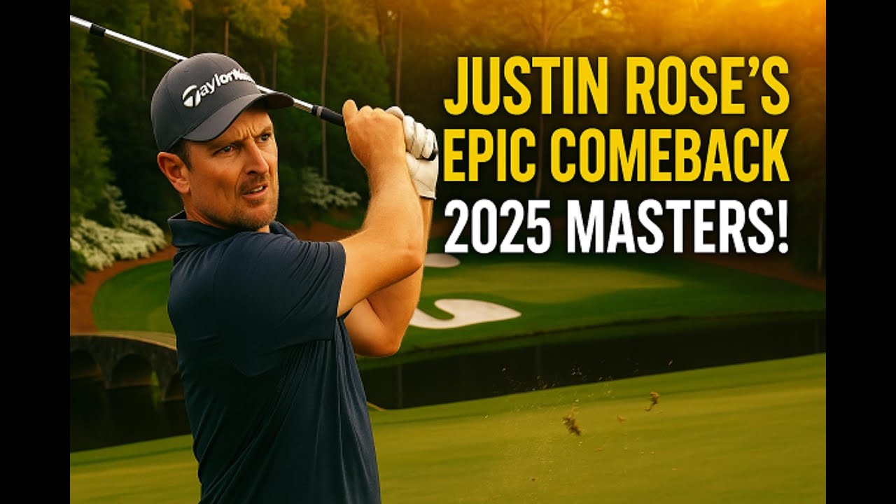 Justin Rose’s Epic Battle at the 2025 Masters | Golf History Made!
