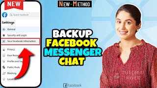 How to backup Facebook messenger chat on mobile iphone 2025 screenshot 5