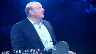 Steve Ballmer at Microsoft WPC 9 July 2008