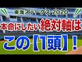 東海ステークス2020 本命にしたい絶対軸は【この1頭】