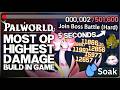 Palworld 1.0 - New Best HIGHEST DAMAGE Build Found - OP Status Combo Deletes Hard Mode Tower Guide!