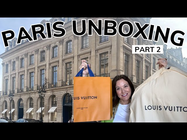 LOUIS VUITTON PARIS FLAGSHIP UNBOXING