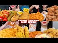 ASMR: Eating Fried chicken eating challenge😍cheese spicy fire noodles & crispy fried chicken Mukbang