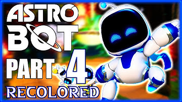 ASTRO BOT | Recolored Gameplay Walkthrough Part 4 100% No Commentary PS5