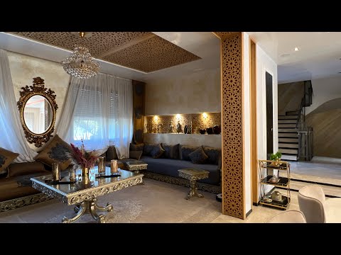 جمال يفوق الوصف و الخيال 😍 عندما تبدع الأيادي المغربية 🇲🇦 فيلا روعة للبيع في إقامة محروسة 🚧