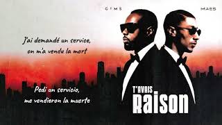 Tavais Raison - Ft Letra En Español Y En Francés