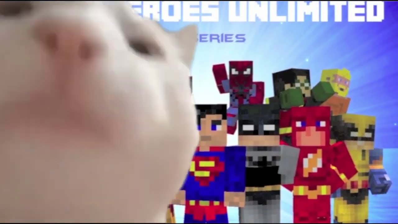 Cat Vibing to Superheroes Unlimited The Series