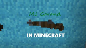 Minecraft Chisel and Bits Mod | M1 Garand