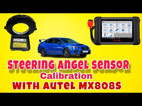 Steering angel sensor calibration with autel mx 808s.
