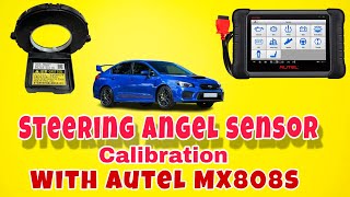 Steering angel sensor calibration with autel mx 808s.